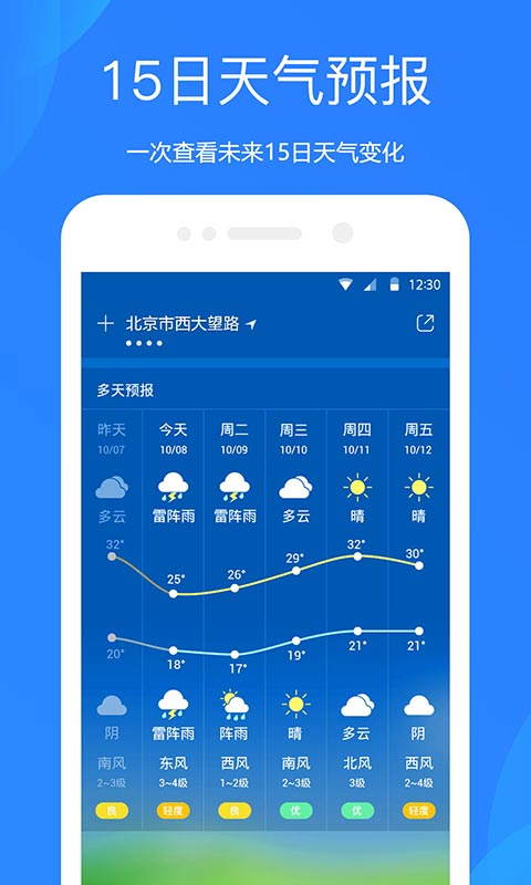 手机恢复出厂天气预报截图2